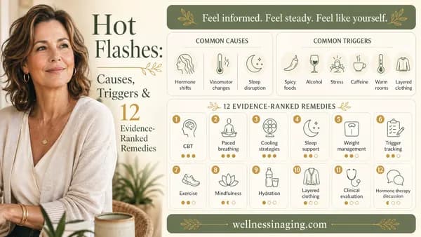 Hot Flashes: Causes, Triggers and 12 Evidence-Ranked Remedies