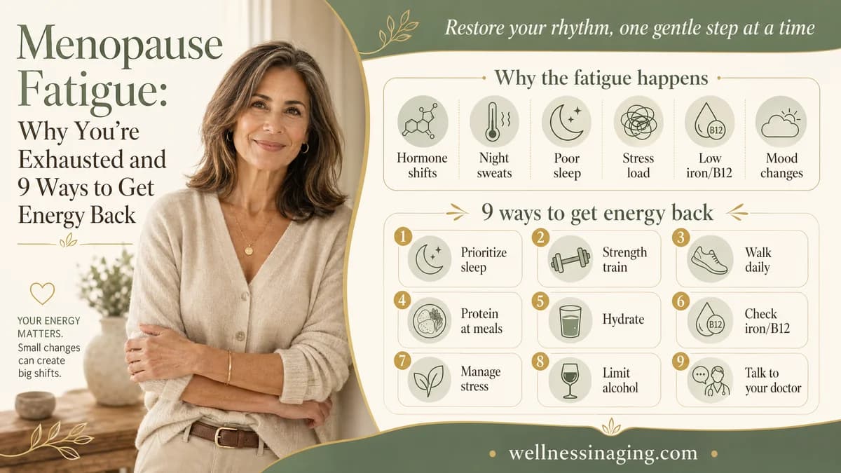 Menopause Fatigue: Why You're Exhausted and 9 Ways to Get Energy Back