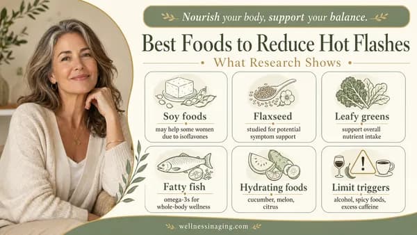 Best Foods to Reduce Hot Flashes: What Research Shows