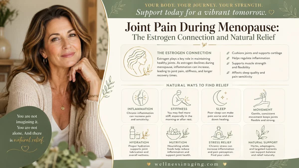 Joint Pain During Menopause: The Estrogen Connection and Natural Relief