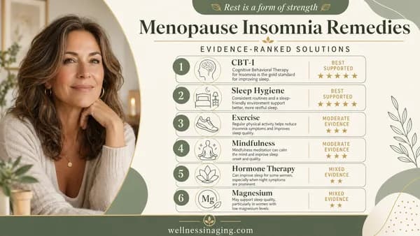 Menopause Insomnia Remedies: Evidence-Ranked Solutions