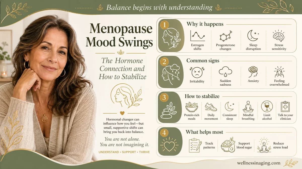 Menopause Mood Swings: The Hormone Connection and How to Stabilize
